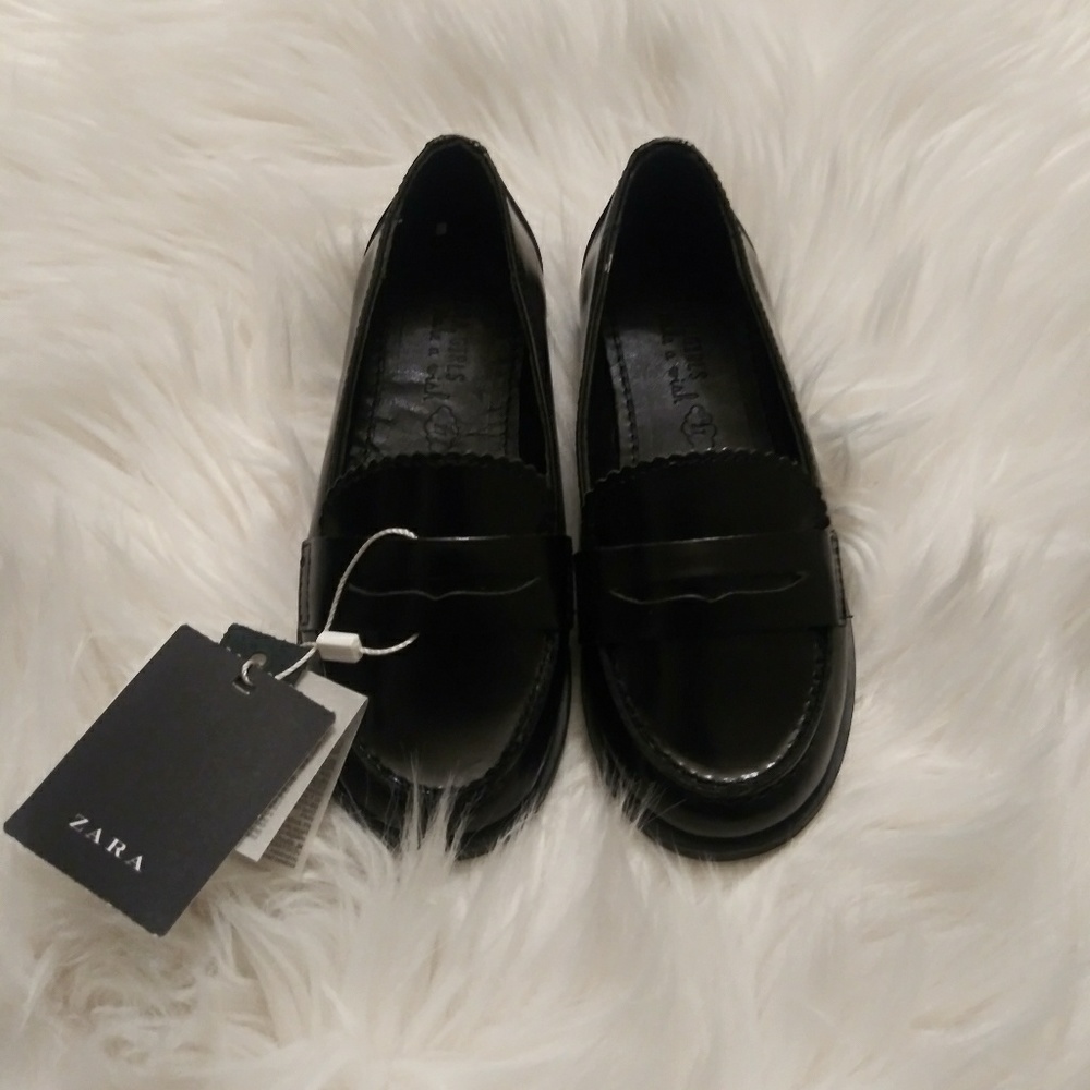 Zara girl loafers
